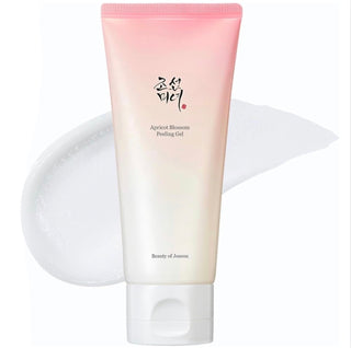 Beauty of Joseon Apricot Blossom Peeling Gel in a 100mL tube, a gentle cleansing gel with apricot blossom extract for exfoliating skin.