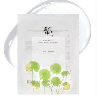 Beauty of Joseon Centella Asiatica Calming Mask, soothing face sheet mask for calming and hydrating skin.