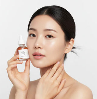 Beauty of Joseon Revive Serum with ginseng and snail mucin in a 30ml bottle, moisturizing and revitalizing skin.
