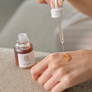 Beauty of Joseon Revive Serum with ginseng and snail mucin in a 30ml bottle, nourishing and hydrating skincare product