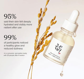 Beauty of Joseon Glow Deep Serum with rice and alpha-arbutin, a nourishing skincare serum for radiant skin.