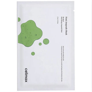 CELIMAX Noni Energy Ampoule Mask, a face sheet mask with noni extract, designed to hydrate and energize skin.