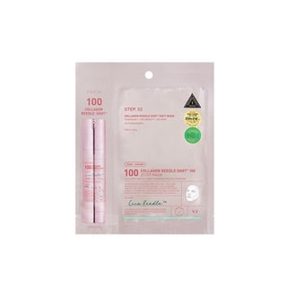 VT COSMETICS Collagen (Pink) Reedle Shot 100 2-Step Mask (1.5g + 25g) - Kbeauty Canada