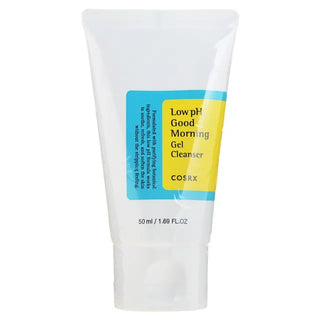 CosRX Low pH Good Morning Gel Cleanser in a 150ml bottle, gentle cleansing foam for healthy skin.