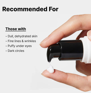 CosRx Advanced Snail Peptide Eye Cream in 25ml jar, showcasing creamy texture and eye contour application.
