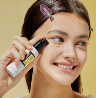 CosRX Advanced Snail Peptide Eye Cream in a 25ml jar showing the creamy eye care formula for reducing puffiness and fine lines.