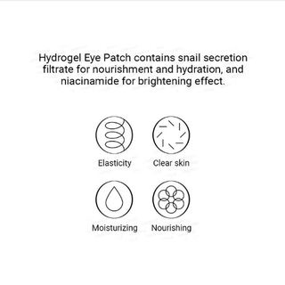 COSRX Advanced Snail Hydrogel Eye Patch with 60 patches, designed to hydrate and soothe the delicate under-eye area.