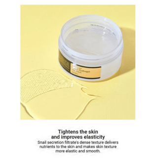 COSRX Advanced Snail Hydrogel Eye Patch with 30 pairs of eye patches, designed to hydrate and soothe the under-eye area.
