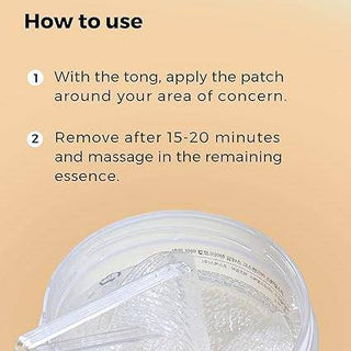 COSRX Advanced Snail Hydrogel Eye Patch set with 60 patches, designed to hydrate and soothe the delicate under-eye area.