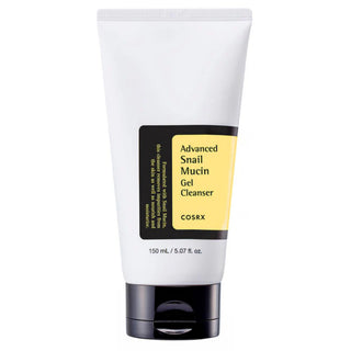 COSRX Advanced Snail Mucin Gel Cleanser in 150ml, a gentle facial cleanser with snail mucin for nourishing skin.