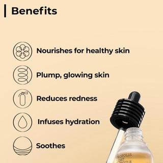 CosRX Full Fit Propolis Light Ampoule serum in a clear bottle with dropper, showcasing the product label and packaging.