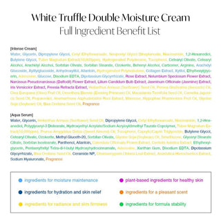 D'Alba White Truffle Double Moisture Cream 60mL jar showing the luxurious cream texture in a sleek container.