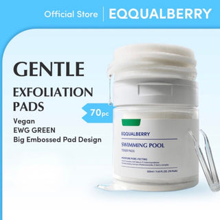 Eqqualberry Swimming Pool Toner Pads in 220mL container, designed for pool water treatment and maintenance.