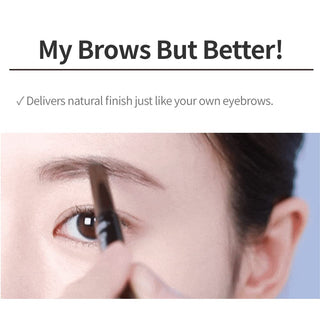 Etude Drawing Eye Brow pencil with 0.25g of eyebrow color, featuring a precise tip for defining and shaping eyebrows.