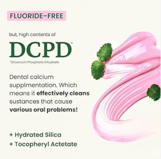 Euthymol Original fluoride-free toothpaste in 75ml tube with distinctive packaging and red and white design.