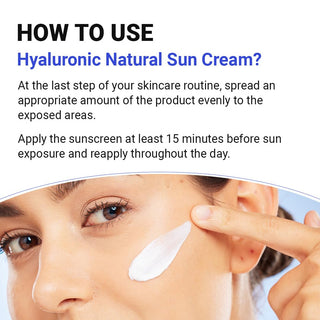 Isntree Natural Sun Cream SPF 50 Sunscreen in 50mL tube showing the product packaging with branding and SPF label.