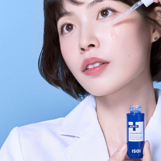 ISOI Acni Dr. 1st Control Serum 40mL, clear glass bottle with dropper, featuring the ISOI logo on the label.