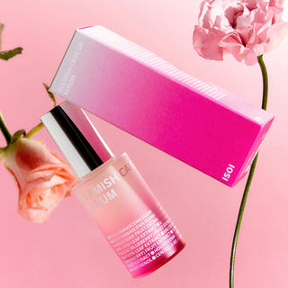 ISOI Blemish Care Up Serum 35mL, clear bottle with dropper, featuring a minimalist label and transparent liquid inside.
