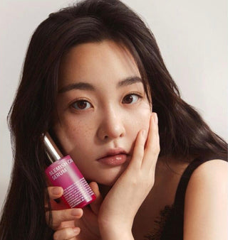 ISOI Blemish Care Up Serum 35mL, clear bottle with dropper, showing smooth serum inside, designed for blemish-prone skin.