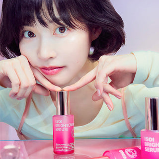 ISOI Brightening Serum 35mL bottle with a sleek design, showcasing the lightweight serum for glowing skin.