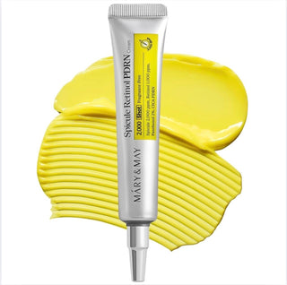 Mary&May Spicule Retinol PDRN 2000 Shot cream jar showing the white and gold packaging with product label.