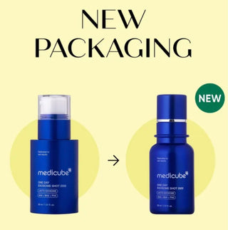 Medicube One Day Exosome Shot Pore Ampoule 2000, 30mL, skincare treatment for pore tightening and skin rejuvenation.