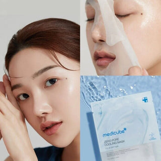 Medicube Zero Pore Cooling Mask face sheet mask, 27g, designed to reduce pores and refresh skin with cooling sensation.
