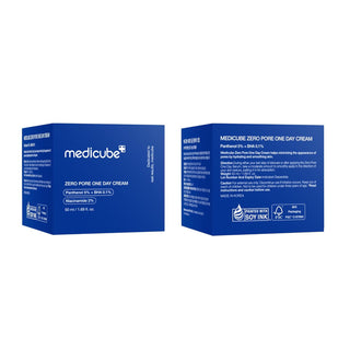 Medicube Zero Pore One Day Cream in 50mL jar, facial cream with pore-refining and moisturizing properties.
