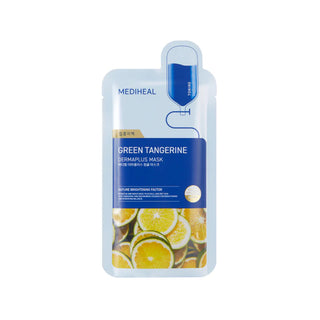 Mediheal Dermaplus Face Sheet Mask in 22mL sachet, designed for skin revitalization and hydration, shown in the product image.