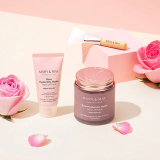 MARY & MAY Rose Hyaluronic Hydra Wash Off Pack