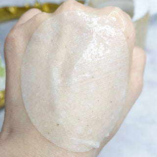Numbuzin No.3 Radiance Glowing Jumbo Essence Pad showing a close-up of the large, textured essence pad with branding.