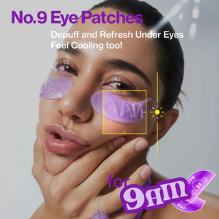 Numbuzin No.9 NAD Collagen under eye patches, soothing eye mask with collagen and NAD for revitalized skin around eyes.