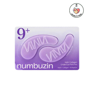 Numbuzin No.9 NAD Collagen Under Eye Patches, soothing eye mask with collagen for brightening and reducing puffiness.
