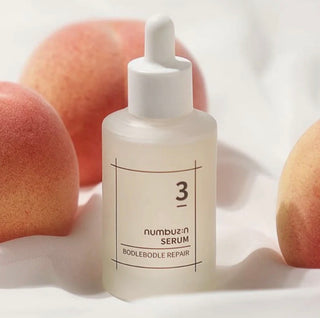 Numbuzin No.3 Skin Softening Serum in a sleek bottle, designed to improve skin texture and hydration.