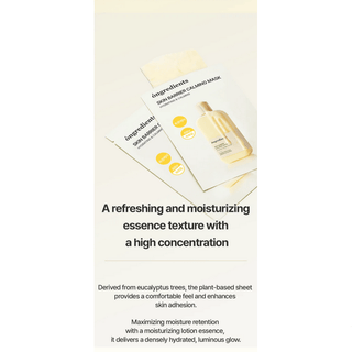 Ongredients Skin Barrier Calming Face Sheet Mask 27mL, soothing and hydrating treatment for sensitive skin.