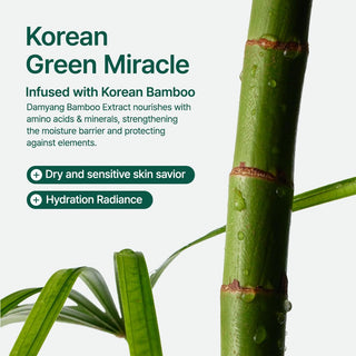 Purito Seoul Mighty Bamboo Panthenol Cream in 100mL jar, featuring a smooth, creamy texture ideal for nourishing skin.