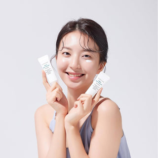 S.NATURE Aqua Soy Yogurt Eye Cream 25g jar showing the creamy texture and packaging for eye care and hydration.