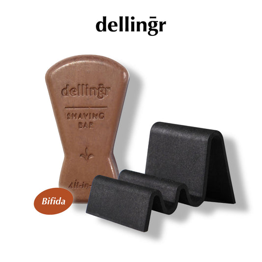 DELLINGR BIFIDA SHAVING BAR - 100g / Shaving Bar + Stand