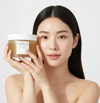 Skin1004 Madagascar Centella Calming Toner Pads with soothing ingredients and soft cotton pads for gentle skin relief.