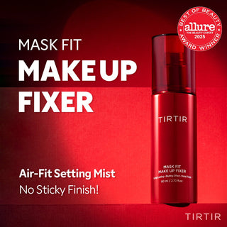 TIRTIR Mask Fit Makeup Fixer cream in a 80ml jar, designed to set makeup and provide a smooth, long-lasting finish.