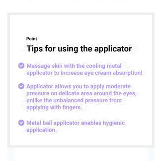 TIRTIR Collagen Lifting Eye Cream in 15mL jar, featuring smooth cream texture and eye-catching packaging.