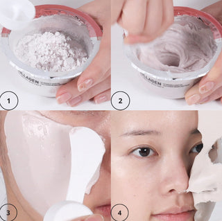VT Cosmetics Reedle Shot Ex Collagen Modeling Mask in 25g, hydrating skin care peel with hyaluronic acid and collagen.