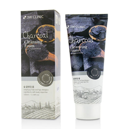 3W Clinic Charcoal Cleansing Foam Miessential