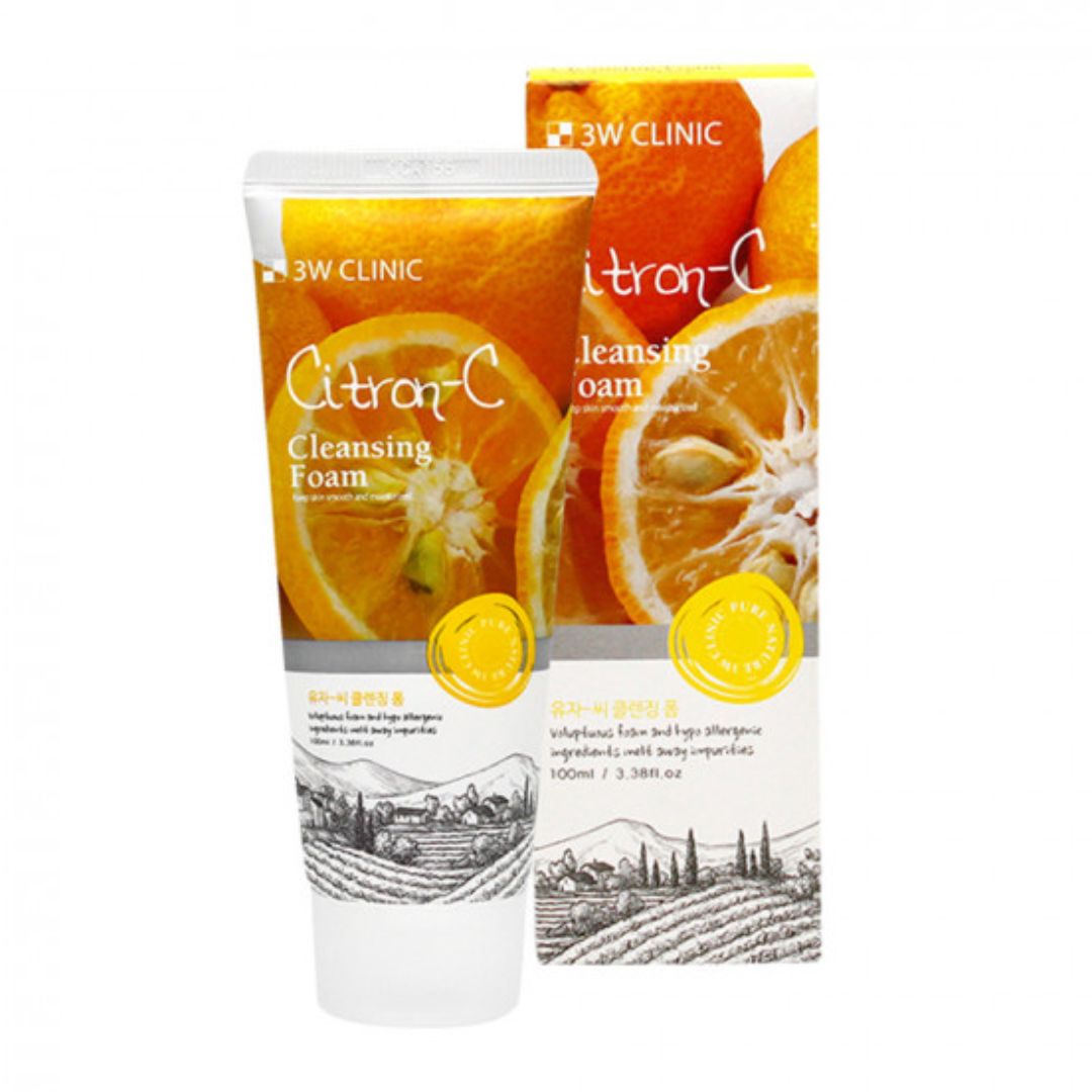 3W Clinic Citron C Cleansing Foam Miessential