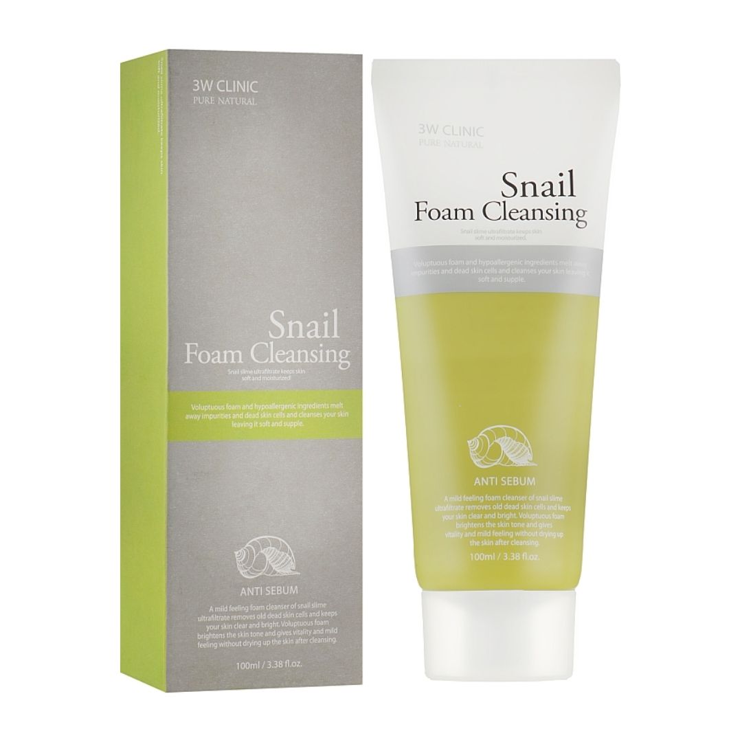 3W Clinic Snail Foam Cleansing Miessential