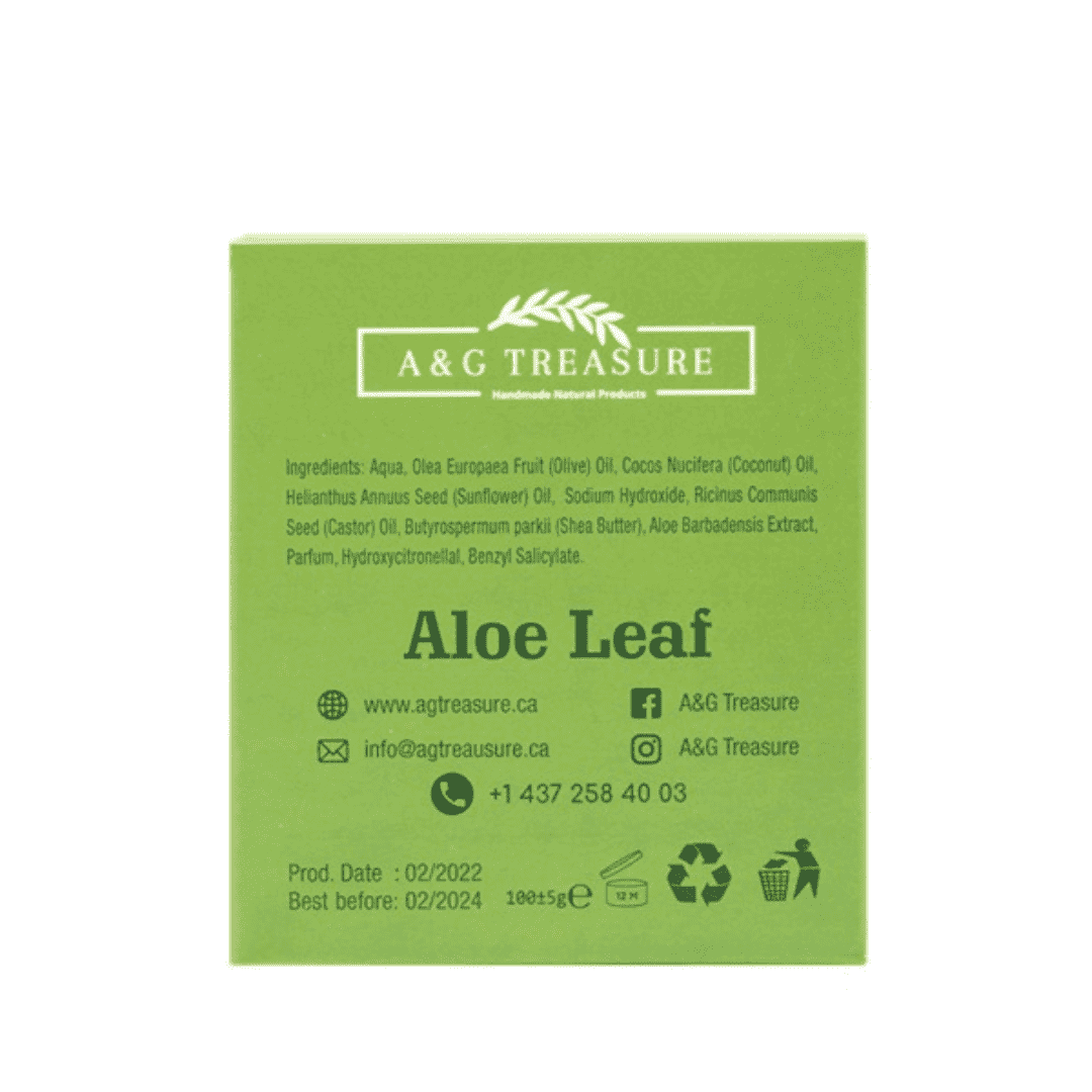 AG Treasure Aloe Leaf Soap - 4