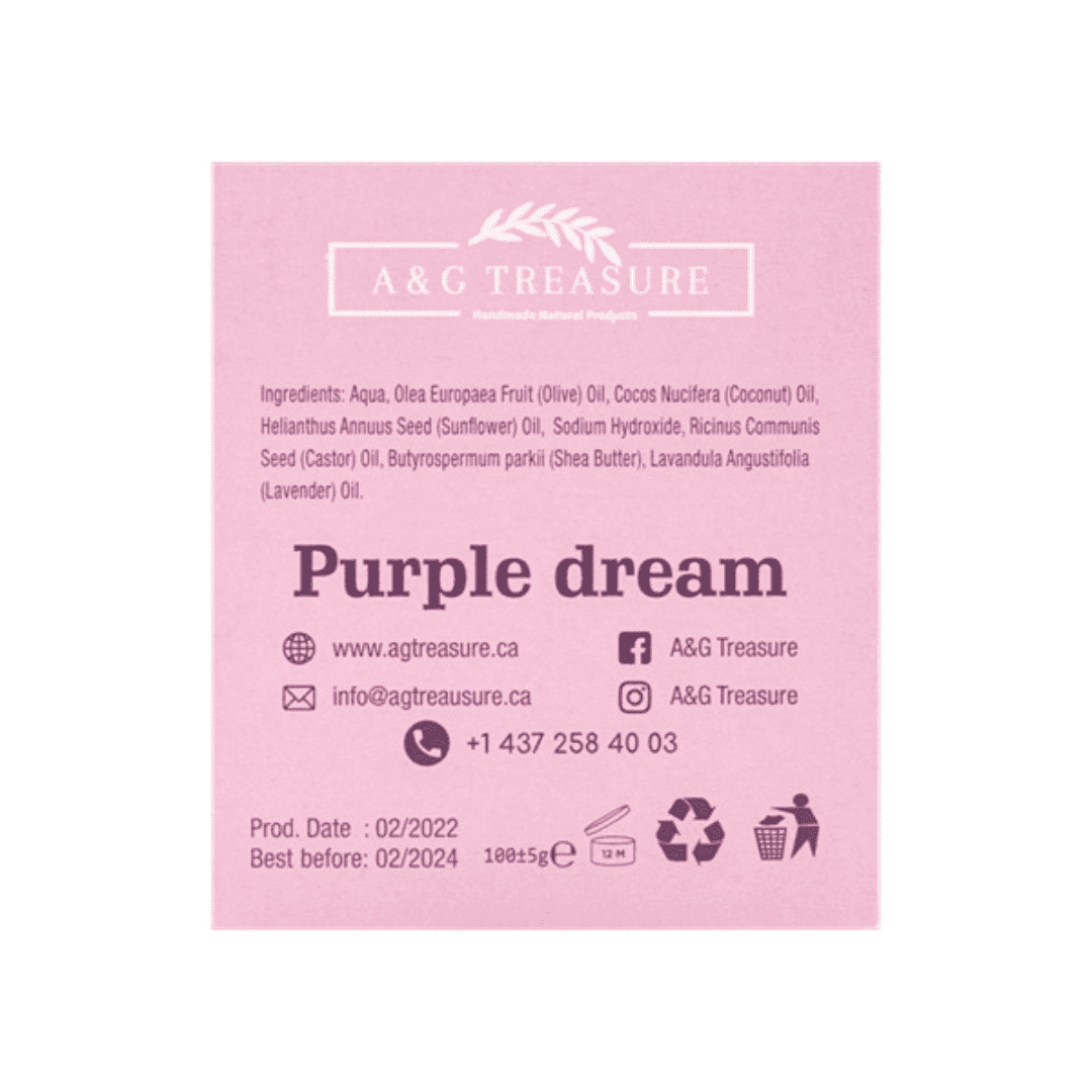 ag treasure purple dream soap - 2