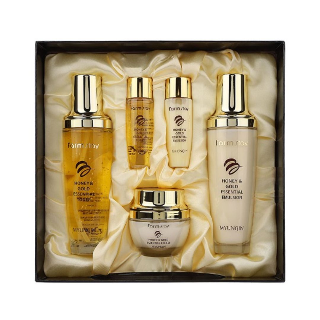 Farmstay Honey and Gold Skin Care 3-Piece Set Miessential