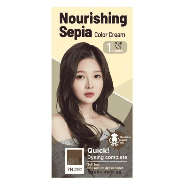 Foodaholic Nourishing Sepia 1 Min Hair Color 7N Natural Brown