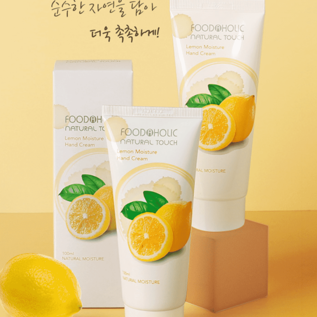 Foodaholic Natural Touch Lemon Moisture Hand Cream